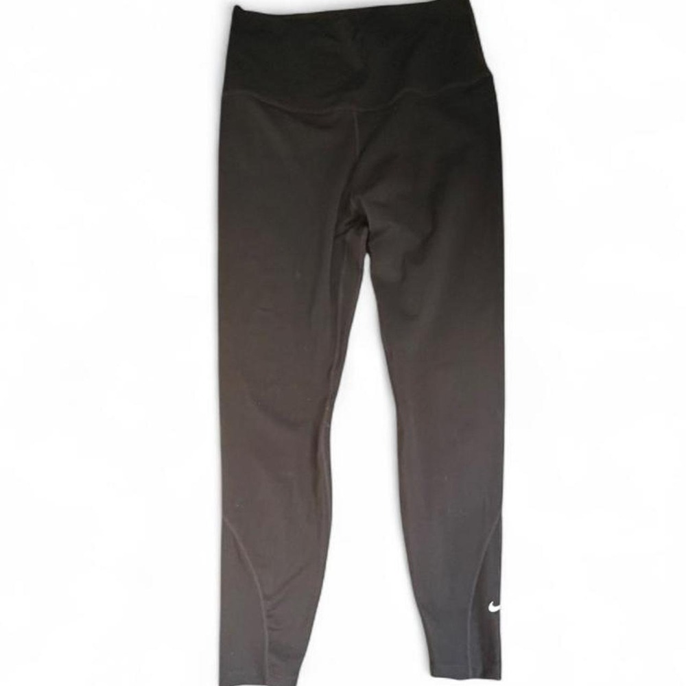 Nike black leggings with mesh calf panels, women's M.